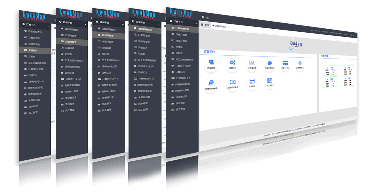 報表中心，多樣化    財務人員、飯?zhí)霉芾韱T等的使用！